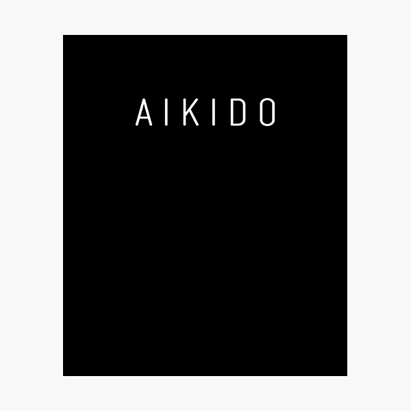 Artikel-Vorschau von Aikido Classic Font Design für Aikidoka- und Aikido-Liebhaber!, designt und verkauft von TheKarateStore.