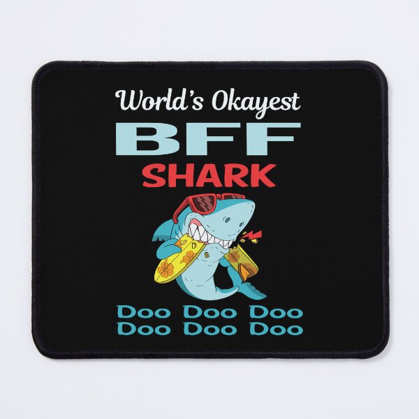 Item preview, Funny Shark BFF designed and sold by StoreHornedFace.