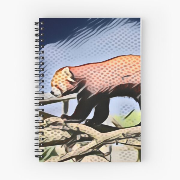Item preview, Red Panda Walk About In Pointillism designed and sold by Fearless-Fox.