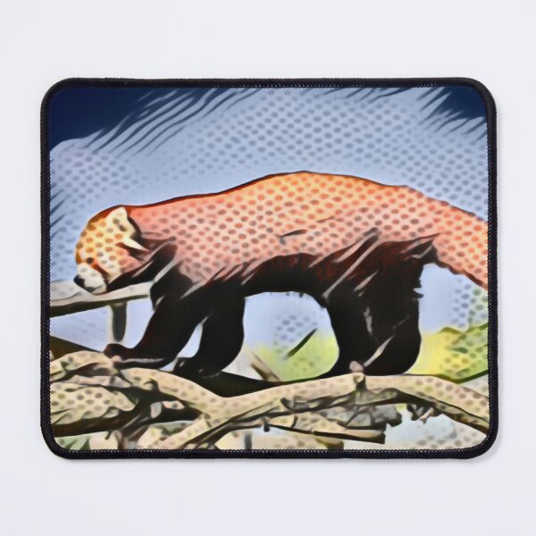 Item preview, Red Panda Walk About In Pointillism designed and sold by Fearless-Fox.