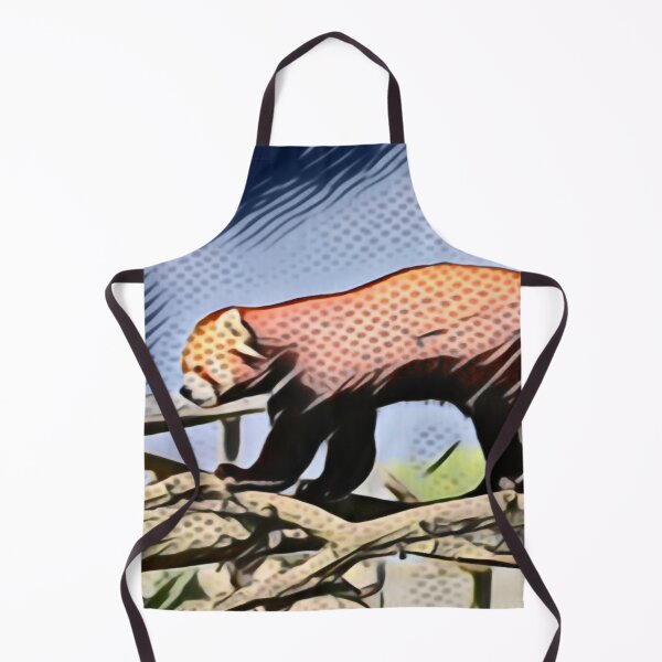 Item preview, Red Panda Walk About In Pointillism designed and sold by Fearless-Fox.