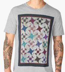 Churn Dash and Falling Stars Quilt Men's Premium T-Shirt