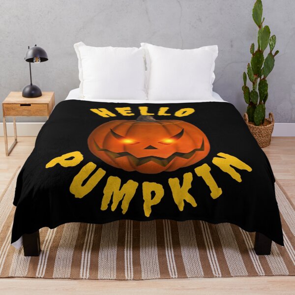 Item preview, Hello Pumpkin!! Funny scary greeting, funny Halloween Thanksgiving greeting designed and sold by JellyBeenzz.