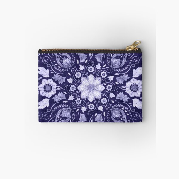 Item preview, Cosmic Cobalt Floral Ornament designed and sold by k9printart.