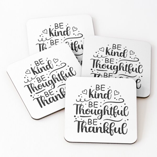 Item preview, Be Kind Be Thoughful Be Thankful motivational quotes designed and sold by GraphicDream.