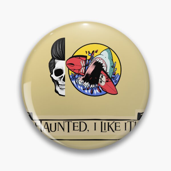 Item preview, Haunted I Like It spooky tshirt design designed and sold by samwash.