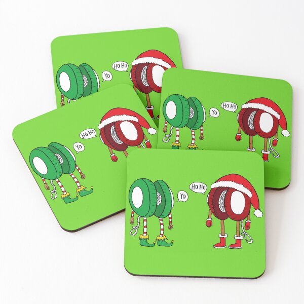 Item preview, Santa and Elf Christmas Yo-yos designed and sold by yo-yo-taco.