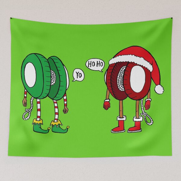 Item preview, Santa and Elf Christmas Yo-yos designed and sold by yo-yo-taco.