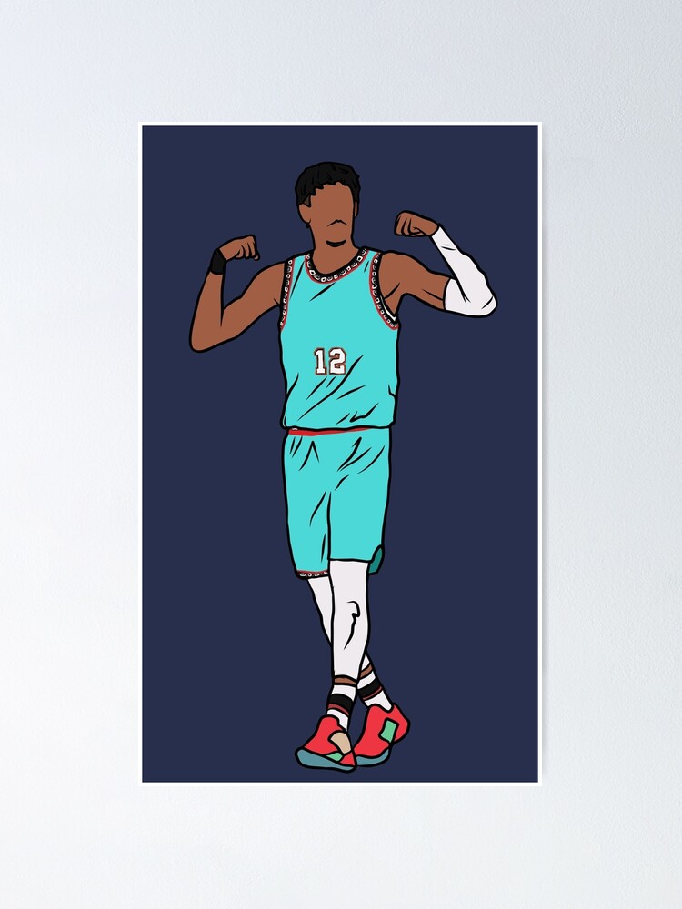 Best Selling Product] Memphis Grizzlies Ja Morant 12 White Teal Jersey  Inspired New Fashion Full Printed Hoodie Dress