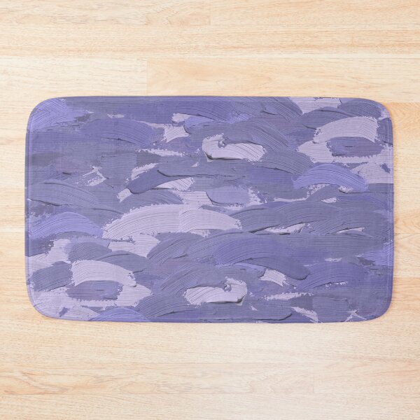 Item preview, Lavender Blue Bell Brush Strokes Abstract designed and sold by k9printart.