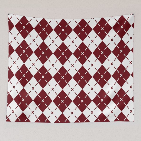 Item preview, Holly Berry Red  Argyle Knitting Pattern Argyle Sweater Pattern designed and sold by Tamas Das.