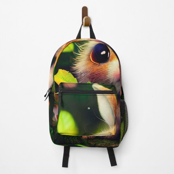 Item preview, Fairy rabbit standing among colorful glowing fluorescent lighting in the forest 3d designed and sold by bleachedpixel.