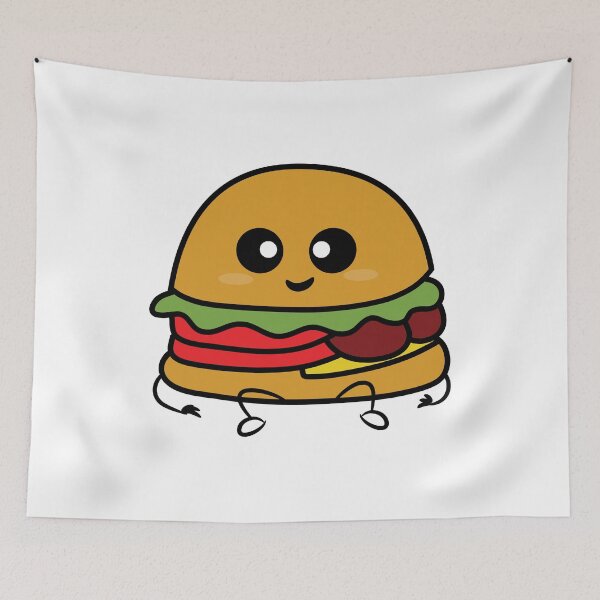 Item preview, Happy Burger designed and sold by CreativeStrike.