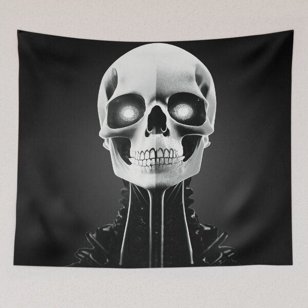 Item preview, Skull Skeleton Dark Horror Night Art 5 designed and sold by lematworks.