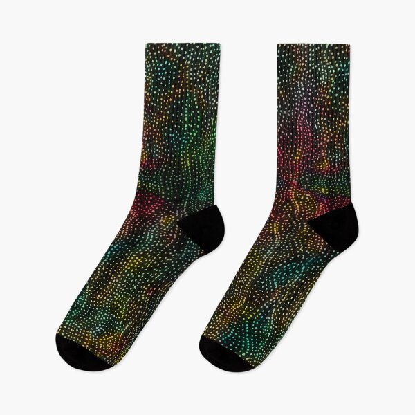 Item preview, rainbow.dotspots. dotwork pattern, naive art designed and sold by Soulape.