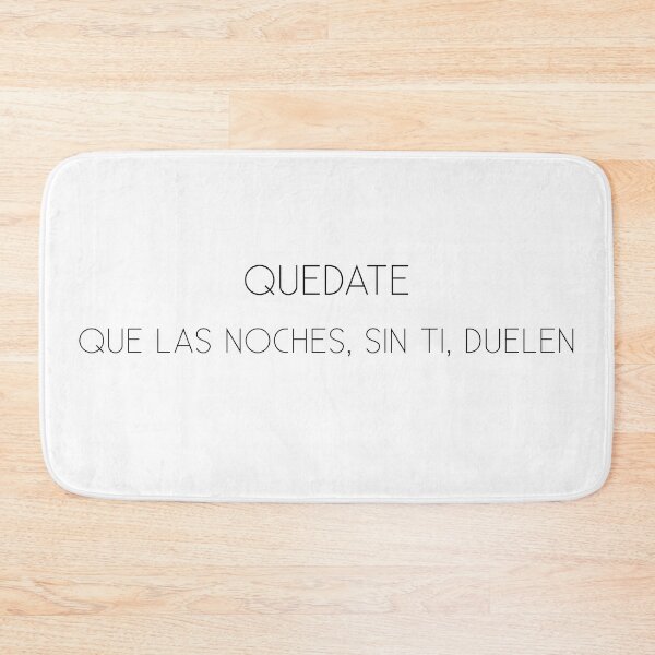 Item preview, Quevedo. Quedate (black letters) designed and sold by RebelPurpleGirl.