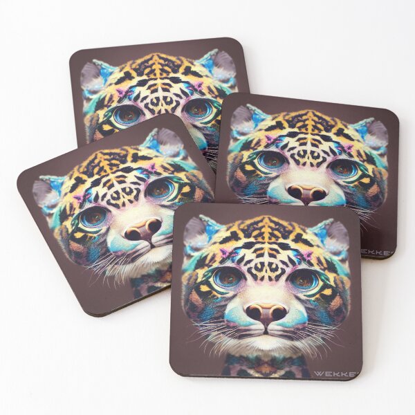 Item preview, colorful cute tiger cat designed and sold by Stanley de Wekker.