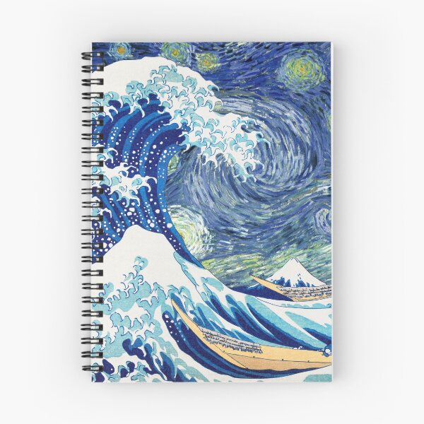 Item preview, Hokusai Feat Van Gogh designed and sold by Klassikal-Art.
