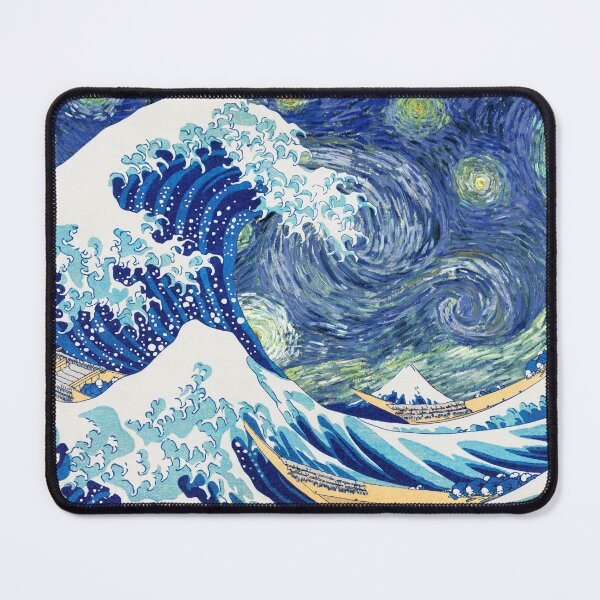 Item preview, Hokusai Feat Van Gogh designed and sold by Klassikal-Art.