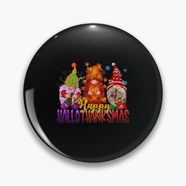 Item preview, Happy HalloThankMas Gnome Halloween Christmas Thanksgiving designed and sold by donnaeeqs624.