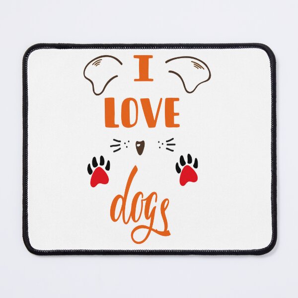 Item preview, Animal Dog Bp I Love Dogs designed and sold by GridText.