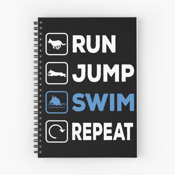 Item preview, Run Jump Swim Repeat Dock Diving Dog designed and sold by Merchandiser099.