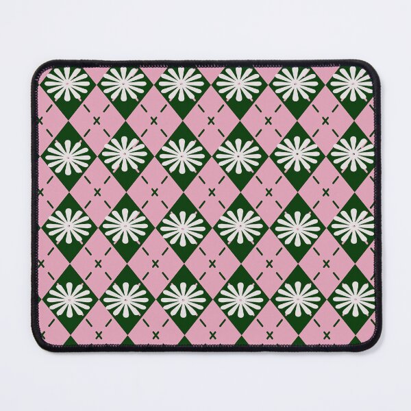 Item preview,  Unique Floral Pink Argyle Knitting Pattern,Argyle Sweater Pattern designed and sold by Tamas Das.