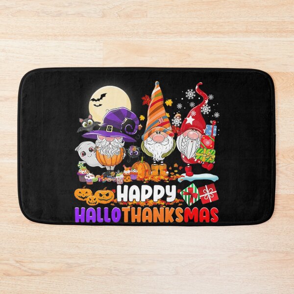 Item preview, Gnomes Halloween Thanksgiving Christmas Happy Hallothanksmas designed and sold by donnaeeqs624.