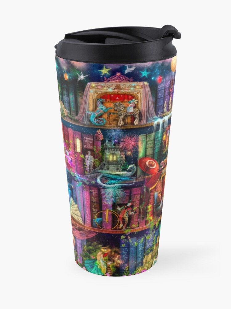 Alternate view of Whimsy Trove - Treasure Hunt Travel Coffee Mug