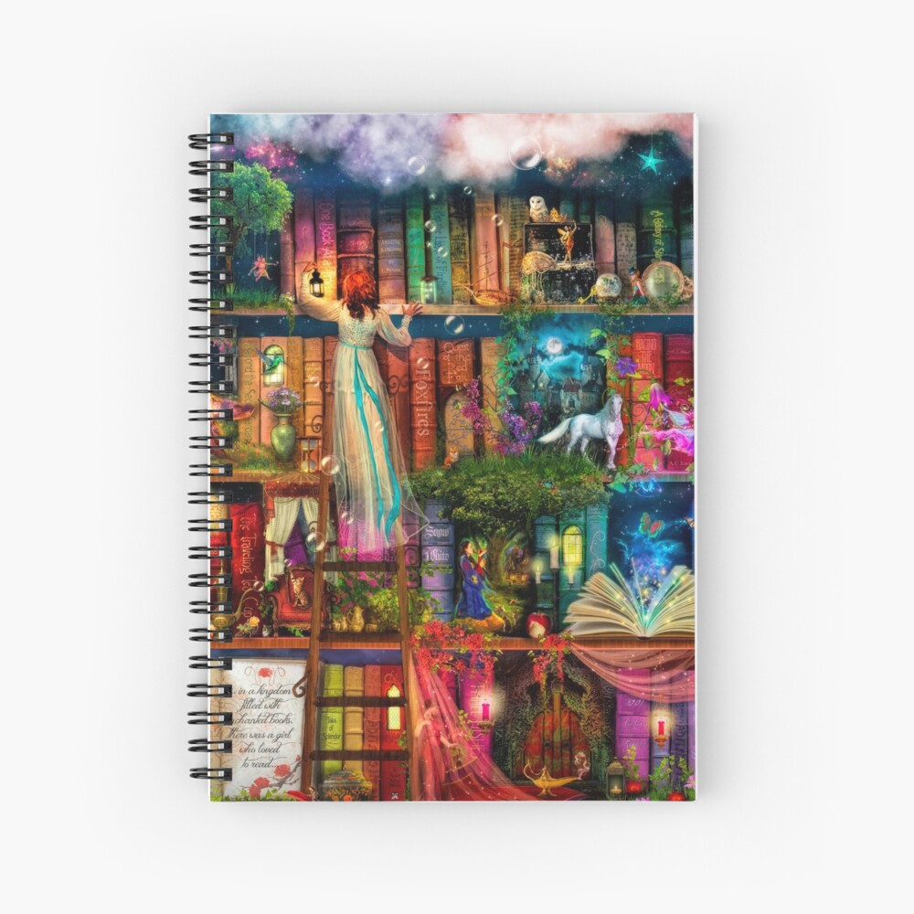 Whimsy Trove - Treasure Hunt Spiral Notebook