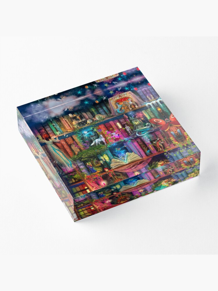 Alternate view of Whimsy Trove - Treasure Hunt Acrylic Block