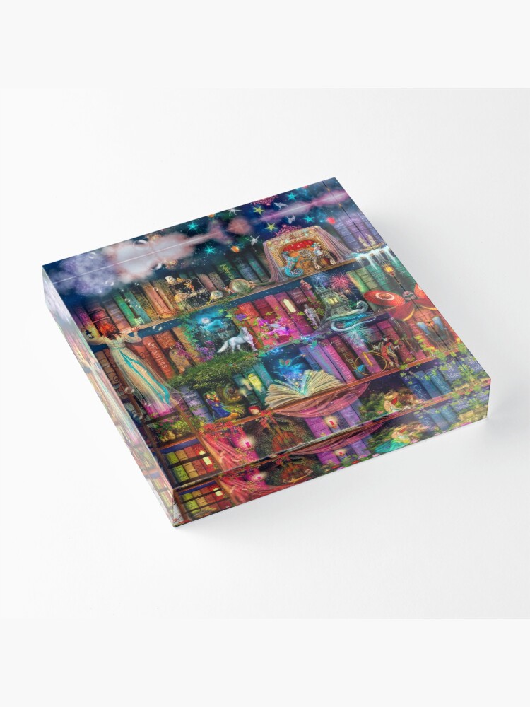 Alternate view of Whimsy Trove - Treasure Hunt Acrylic Block