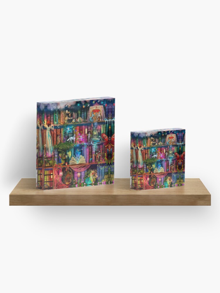 Alternate view of Whimsy Trove - Treasure Hunt Acrylic Block