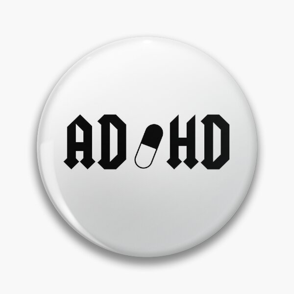 Artikelvorschau, ADHS Schwarz (ACDC-Parodie) entworfen und verkauft von Putera Nadzirul.