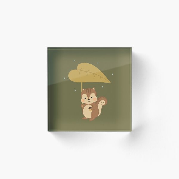 Item preview, Squirrel in the Rain designed and sold by StudioOwol.
