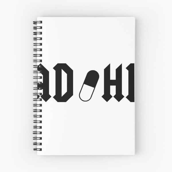 Artikelvorschau, ADHS Schwarz (ACDC-Parodie) entworfen und verkauft von Putera Nadzirul.