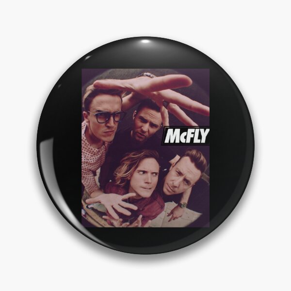 Item preview, McFly band Fish Eye Fitted T-Shirt designed and sold by NicasioJr.