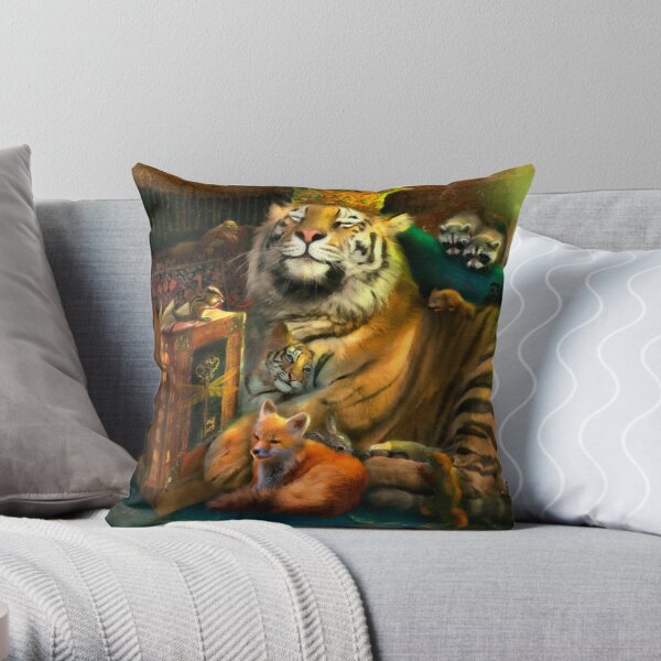 The Storyteller Throw Pillow