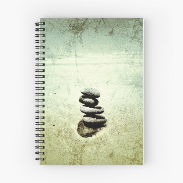 Item preview, Zen Cairn Tower Beach Pebbles Balancing Stones on Beach Sand 11 of 12 designed and sold by Beachy.