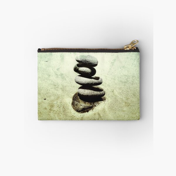 Item preview, Zen Cairn Tower Beach Pebbles Balancing Stones on Beach Sand 11 of 12 designed and sold by Beachy.