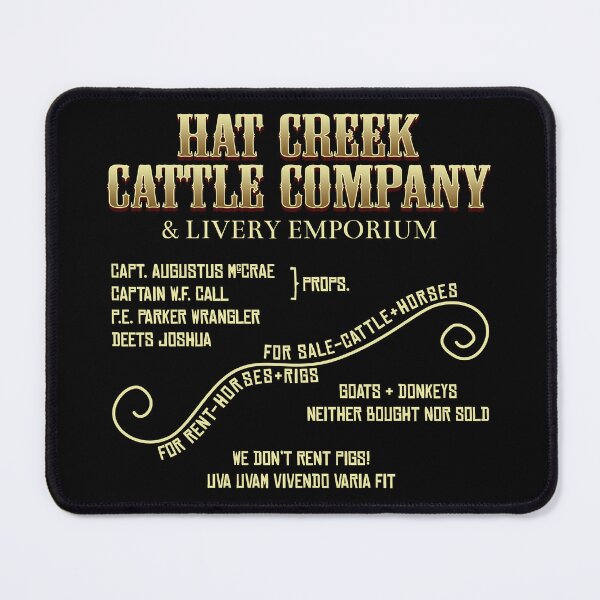 Item preview, Hat Creek Cattle Company Sign designed and sold by robotrobotROBOT.