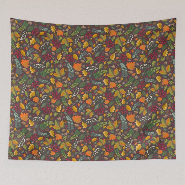 Item preview, AUTUMN SEAMLESS PATTERN WITH LEAVES designed and sold by Phanya-Style.