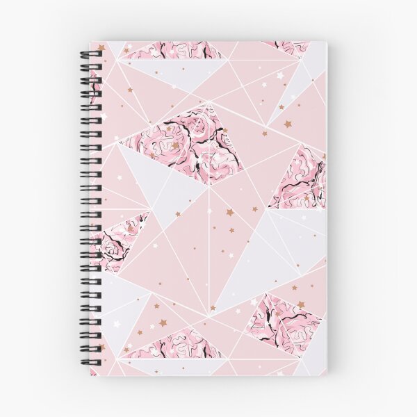 Item preview, Pink geometric floral pattern designed and sold by OlgaBurunova.