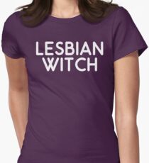 lesbian witch Women's Fitted T-Shirt
