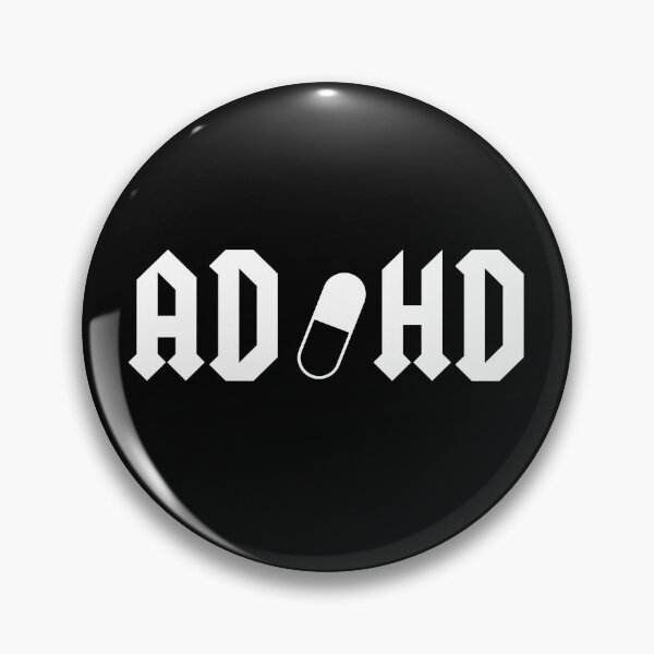 Artikelvorschau, ADHS Weiß (ACDC-Parodie) entworfen und verkauft von Putera Nadzirul.