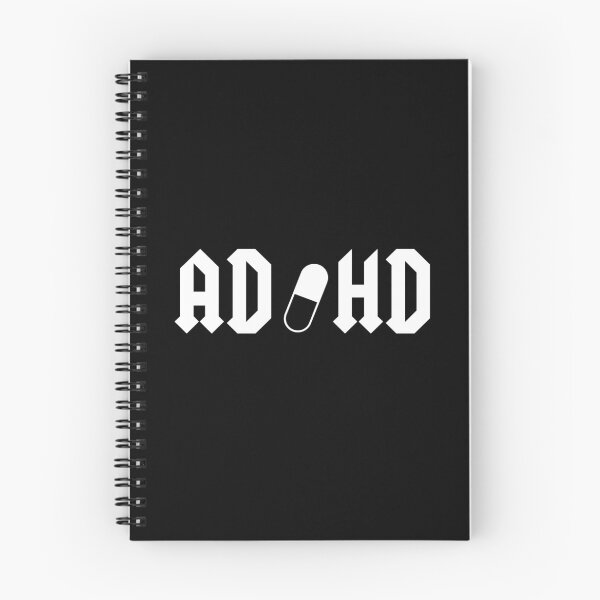Artikelvorschau, ADHS Weiß (ACDC-Parodie) entworfen und verkauft von Putera Nadzirul.