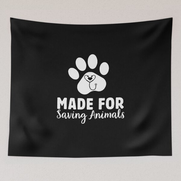 Item preview, Made for saving animals cute retro pet paw Made for Veterinarian designed and sold by Majesticoo.