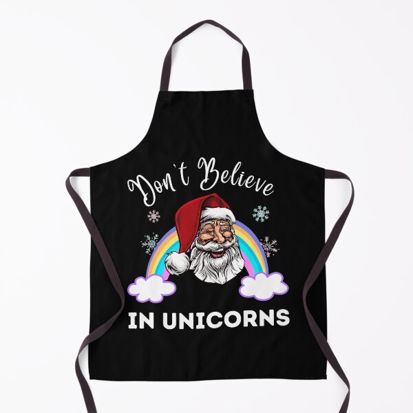 Item preview, Don't Believe In Unicorns - Christmas Santa Rainbow Design designed and sold by MWProject.