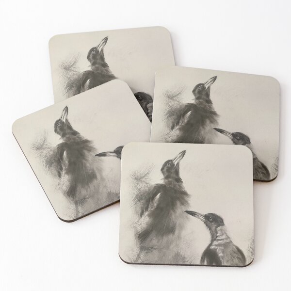 Item preview, Marvellous magpies  designed and sold by Gayle  Newcombe.