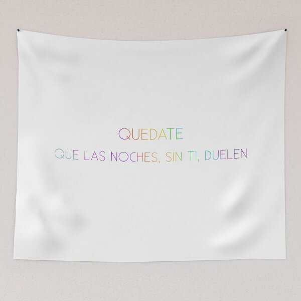 Item preview, Quevedo. Quedate (colors version) designed and sold by RebelPurpleGirl.